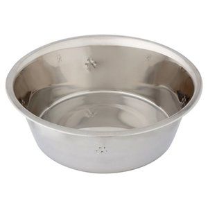 Stainless Steel Dog Bowl with Paws, X-Large